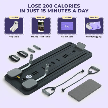 8-in-1 Foldable Pilates Reformer