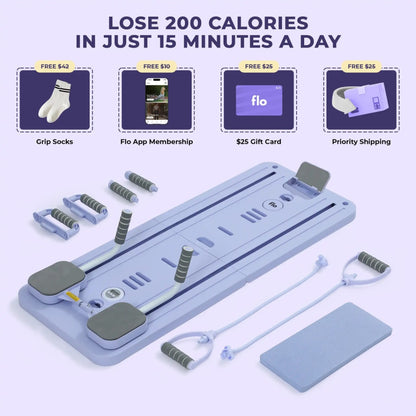 8-in-1 Foldable Pilates Reformer